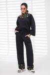The Episode_Black Fleece, Cotton Studs, Mirrors The Ross Embellished Sweatshirt And Pant Set _at_Aza_Fashions