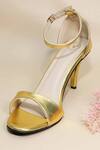 Buy_Sana K luxurious Footwear_Gold Basic Pencil Heels _at_Aza_Fashions