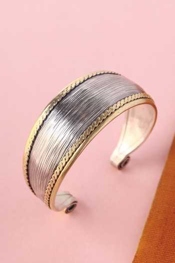Buy_Mero Jewellery_Gold Plated Silver Bangle _at_Aza_Fashions