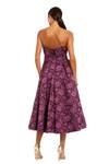 Shop_Mac Duggal_Purple Polyester Sweetheart Neck Strapless Floral Pattern Dress _at_Aza_Fashions