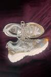 Shop_Chal Jooti_Silver Crystal Garden Embroidered Sneakers _Online_at_Aza_Fashions