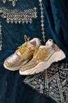Chal Jooti_Gold Maghumalti Her Highness Embellished Shoes _Online_at_Aza_Fashions