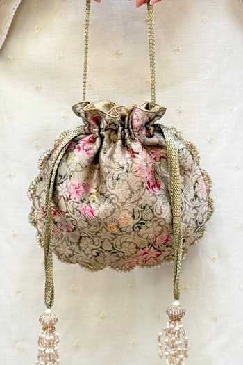 PinkGreenGoldBeige