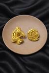 Buy_Hetal Shah_Gold Moon Horse Brooch Set Of 2 _at_Aza_Fashions