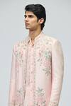 Buy_Varun Bahl_Pink Modal, Dupion Embroidery Sherwani 