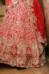 Buy_Anushree Reddy_Pink Organza Zari, Stones Smiti Zardozi Embroidered Lehenga Set With Dupatta _Online_at_Aza_Fashions