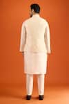 Arihant Rai Sinha_Cream Silk Embroidery, Zari Full Sleeve Kurta And Waistcoat Set _Online_at_Aza_Fashions