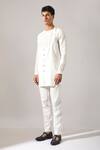 Shop_Son Of A Noble Snob_White Linen Derek Kurta Set _Online_at_Aza_Fashions