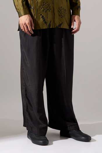 Buy_Son Of A Noble Snob_Green Chanderi James Estate Printed Kurta Set _Online_at_Aza_Fashions