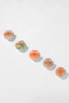 Shop_Hair Drama CO_Multi Color Foil Printing Shell Mini Claw Clips - Set Of 5 _Online_at_Aza_Fashions