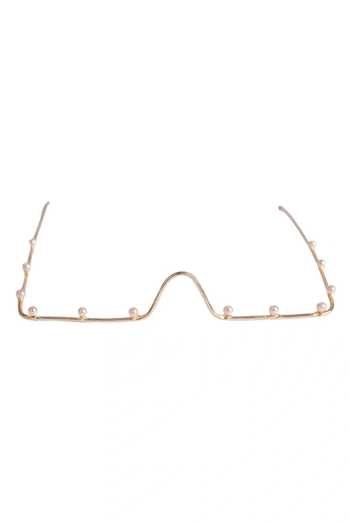 Shop_Vaidaan_Gold Pearls Holly Embellished Facelet _at_Aza_Fashions