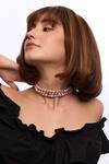 Buy_Anaash_Pink Pearls Baroque Choker _at_Aza_Fashions