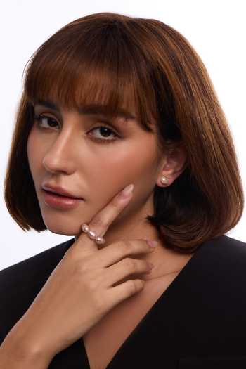 Buy_Anaash_White Pearls Baroque Ring _at_Aza_Fashions