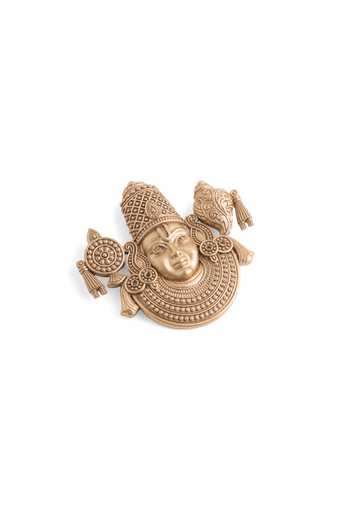 Buy_Cosa Nostraa_Gold Divine Balaji Heritage Brooch _Online_at_Aza_Fashions