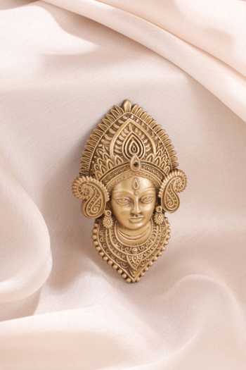 Buy_Cosa Nostraa_Gold Royal Goddess Majesty Brooch _at_Aza_Fashions