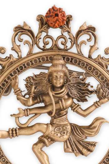 Buy_Cosa Nostraa_Gold Sacred Nataraj Power Brooch 