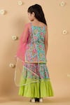 Shop_Jhambthreads_Multi Color Cotton, Net, Lurex Embroidery Printed Kurta Set _at_Aza_Fashions