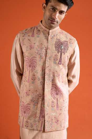 Buy_Qbik_Pink Embroidery Tropical Thread Bundi Set 
