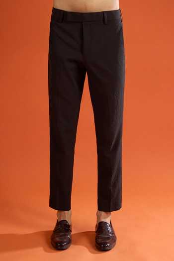 Buy_Qbik_Black Beads, Mirrors Work Kurta Set _Online_at_Aza_Fashions