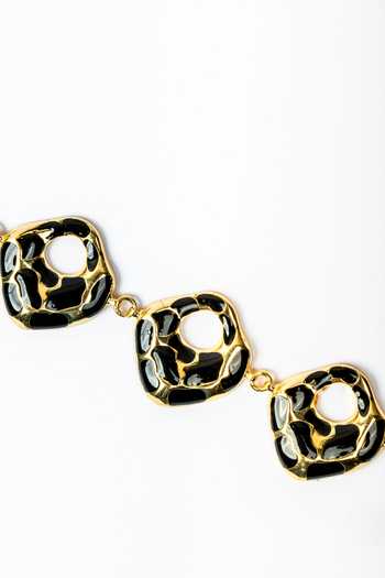Buy_Bauble Bazaar_Black Fierce Eyes Choker Necklace _Online_at_Aza_Fashions