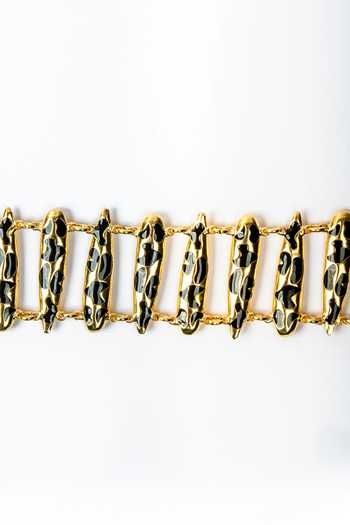 Shop_Bauble Bazaar_Black Wilderness Choker _Online_at_Aza_Fashions