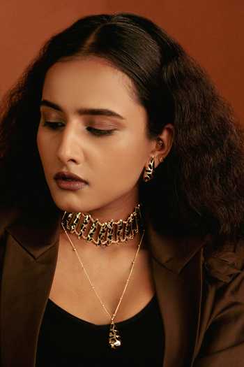 Bauble Bazaar_Black Wilderness Choker _Online