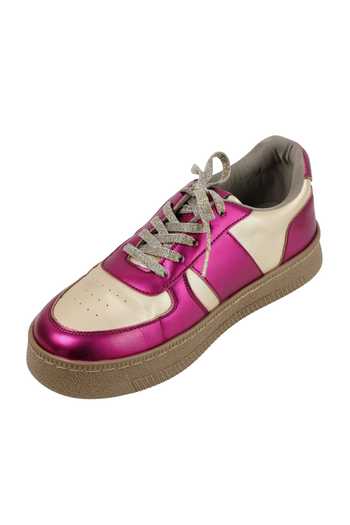 Shop_Sole Mates by Palak_Pink Fuschia Flash Sneakers _Online_at_Aza_Fashions