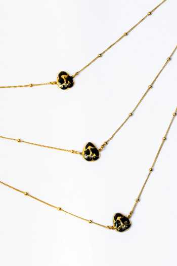Buy_Bauble Bazaar_Black Twilight Hunt Layered Necklace 