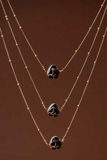 Bauble Bazaar_Black Twilight Hunt Layered Necklace _Online
