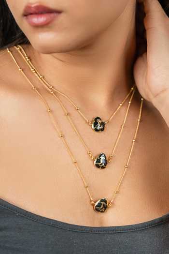 Bauble Bazaar_Black Twilight Hunt Layered Necklace 