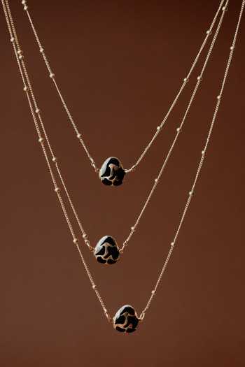Bauble Bazaar_Black Twilight Hunt Layered Necklace 
