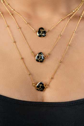 Bauble Bazaar_Black Twilight Hunt Layered Necklace 