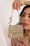 Buy_FOREVER NOOR_Multi Color Beads, Pearls Aurel Mini Embellished Bag _at_Aza_Fashions