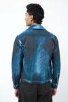 Shop_Triune_Blue Denim Dirty Misprint Jacket _at_Aza_Fashions