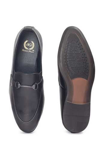 Shop_Domani_Black Capri Handcrafted Slip-on Loafer Shoes _Online_at_Aza_Fashions