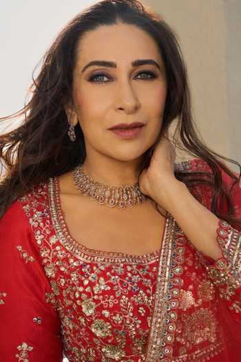 Osaa By Adarsh_Orange Silk, Net Embroidery Round Neck Floral Anarkali Set 