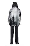 Shop_Countrymade_Black Silk Print Burnt Metal Twill Shirt _at_Aza_Fashions