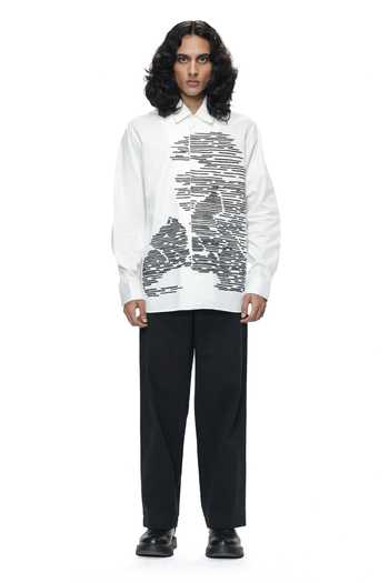 Countrymade_Black Twill Embroidery Faded Memories Shirt _Online_at_Aza_Fashions
