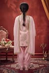Shop_JILMIL DREAMWEAR_Pink Cotton Zari Embroidered Kurta Set _at_Aza_Fashions