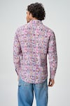 Shop_Honey&Me_Multi Color Linen The Confetti Coast Printed Shirt _at_Aza_Fashions