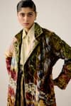 Shop_Cord_Multi Color Velvet Collared Norma Lakeside Print Jacket _Online_at_Aza_Fashions
