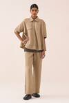 Shop_Three_Linen Shirt And Pant Set 