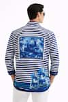 Shop_MR. Ajay Kumar_Multi Color Cotton Harbour Nautical Print Shirt _at_Aza_Fashions