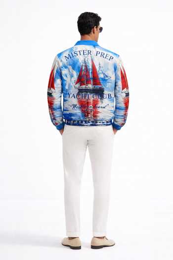 MR. Ajay Kumar_Multi Color Cotton Zephyr Print Shirt _Online_at_Aza_Fashions