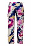 MR. Ajay Kumar_Multi Color Cotton Starboard Cargo Trouser _Online_at_Aza_Fashions