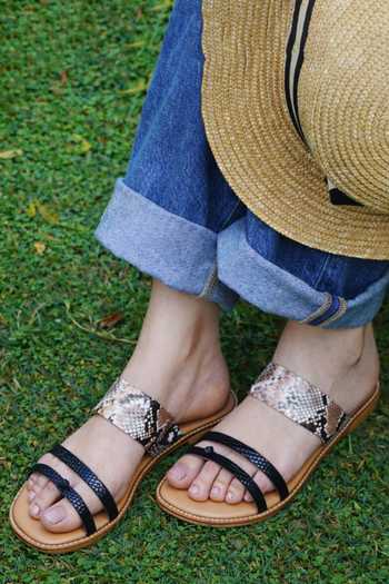 Shop_Sandalwali_Black Jane Animal Print Strap Sandals _Online_at_Aza_Fashions