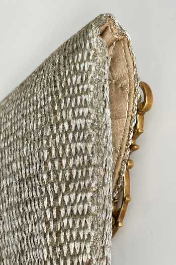 Kokommo_Gold Stones, Crystals Fiora Embroidered Woven Handbag _Online_at_Aza_Fashions
