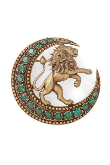Buy_Cosa Nostraa_Gold Stones, Brooches Crowned Heritage 