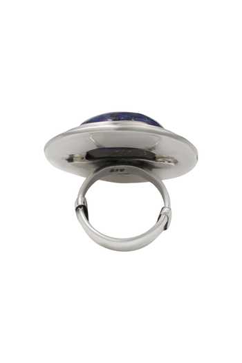 Sangeeta Boochra_Blue Classic Lapis Statement Ring _Online_at_Aza_Fashions