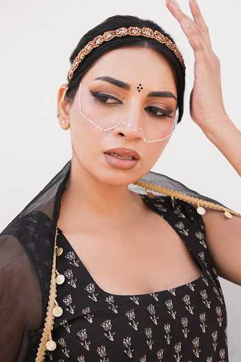 Shop_Gulabo Jaipur_Black Cotton, Cambric Square Neck Samira Printed Kurta Sharara Set _Online_at_Aza_Fashions